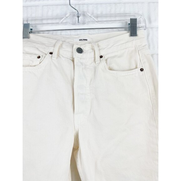 GRLFRND Jeans Size 25 Karolina Larchmont Wash High Waist Revolve White - Picture 3 of 11